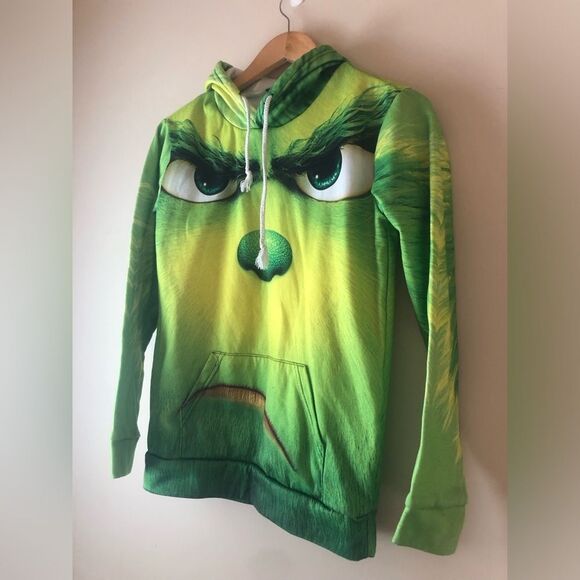🟡 Grinch Off Brand Hoodie - Picture 4 of 4